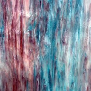 Wissmach Dense: Medium Purple / Sky Blue / White / Clear O