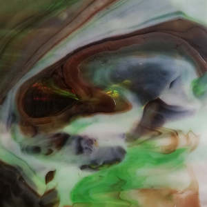 Wissmach Wisspy Opal: Dark Brown / Green / Light Blue / Wispy White MO