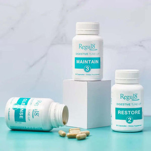 Products: Regul8 Digestive Tune-Up Ozean Skin & Hair Clinic