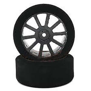 Matrix Racing Pre-Assembled Front Five Light 35/42Shore Foam Tire 2 pcs Black Fo&hellip;