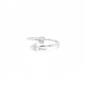 Toe Rings: Arrow Toe Ring - Silver