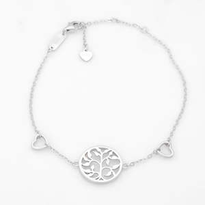 Sterling Silver Bracelets: Sterling Silver Tree of Life Bracelet