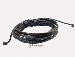 Leather Bracelets: Classic Multilayer Leather Bracelet