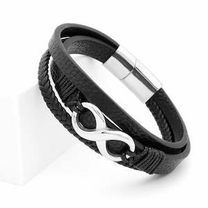 Leather Bracelets: Infinity Multilayer Leather Bracelet