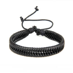 Leather Bracelets: Weave Pattern Leather Bracelet