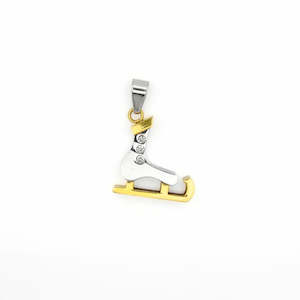 Clearance Sale: Stainless Steel Ice Skate Boot Pendant