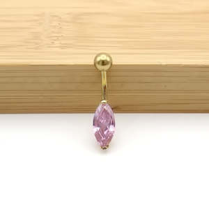 Clearance Sale: Marquise CZ Belly Button Rings
