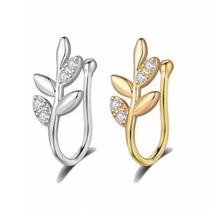 Leaf Non Piercing Nose Ring