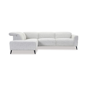 Lounge Suites: Nina 3 Seater Chaise Recliner - Milan Pepper