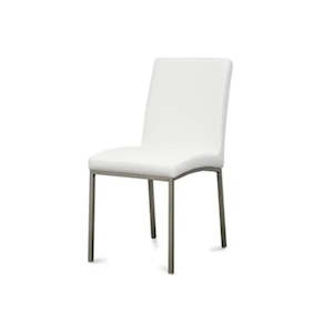 Bristol Dining Chair White PU