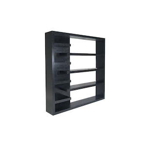 Bookcases Wall Units: Cammie Display Shelving Unit Dark Oak 2000