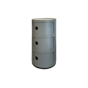 Coffee And Side Tables: Ally 3 Drawer - Grey