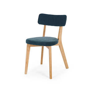 Prague Dining Chair - Blue Strata