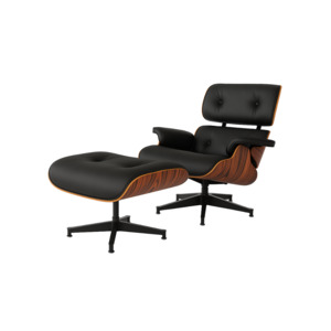 Lounge Chairs: Charles Eames Chair and Footstool