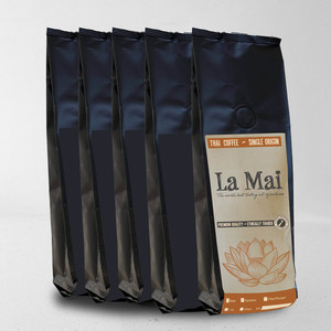Products: 5 x 200g Bags of Coffee La Mai Coffee