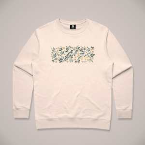 Womens Hooides: Birds of a Feather Womens Sweatshirt - Ivory