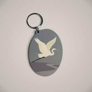Other Stuff: White Heron Keytag