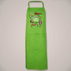 Aprons: Seas The Day Apron - Lime