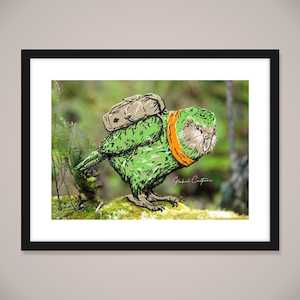 Wall Art: Kakapo Scenic Wall Art