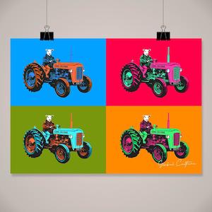 Gift Ideas Kids: Tractor Wall Art