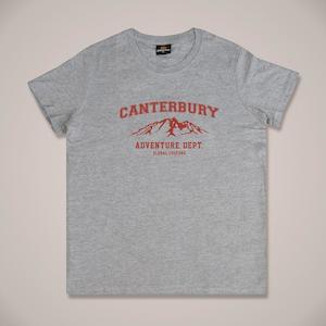 Womens Slogan Text: Canterbury Adventure Department Womens T-Shirt