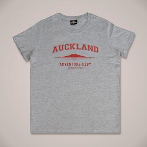 Womens Slogan Text: Auckland Adventure Department Womens T-Shirt