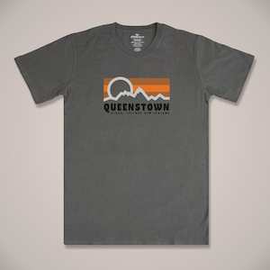 Queenstown Up A Mountain Edm Sale: Queenstown Remarkables Mens T-Shirt