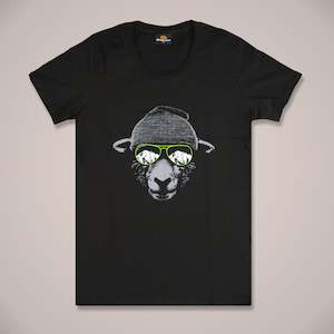 Womens T Shirts: Sheep Shades II Womens T-Shirt