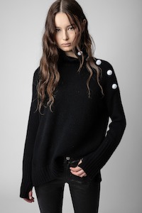 Zadig & Voltaire Alma WS Sweater - Noir