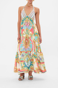 Camilla: Camilla Long Dress With Crochet Bra - Sail Away With Me