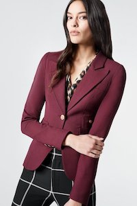 Smythe: Smythe Duchess Blazer - Plum