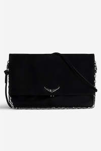 Bags: Zadig & Voltaire Rock Eternal XL Clutch - Noir