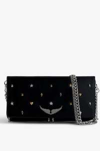 Bags: Zadig & Voltaire Rock Lucky Charms - Noir