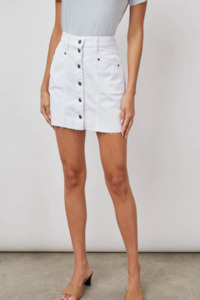 Rails: Rails The Canyon Skirt - Salt White
