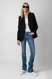 Last: Zadig & Voltaire Vanille Strass Mon Amour Diamanté Blazer - Noir
