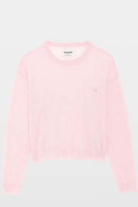 Cashmere: Zadig & Volitaire Swapy CP Cashmere Sweater ~ Peonie