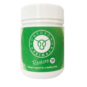 Homegrown Primal Restore Grass-fed, Grass-finished Bovine Collagen 180 Caps – &hellip;