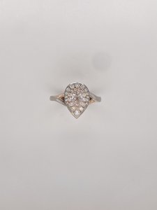 Products: Pink/Brown Diamond Halo Ring - Global Diamonds