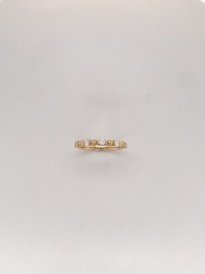 Products: Rose Gold Semi Rub Set Diamond Band - Global Diamonds