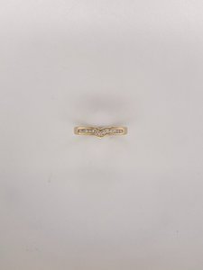 Curved Channel Set Diamond Wedder - Global Diamonds