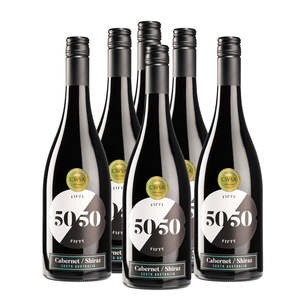 Fifty/Fifty Cabernet Shiraz Case (750mL x 6)