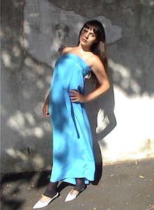 Seperates: Crown Lynn Skirt ~ Sky Blue