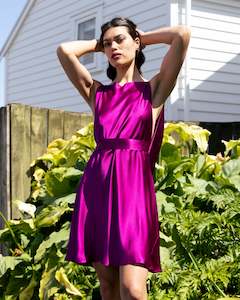 Dresses: Atomic Dress ~ Fuchsia Silk