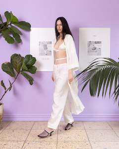 Custom Sample Sale: Custom Sample | Polly Jean Pants ~ Spotted Silk Jacquard