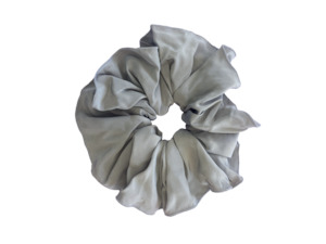 All: (Limited) Scrunchie ~ Dove Grey Silk