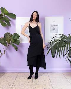 Custom Sample Sale: Custom Sample | Summertime Dress ~ Black Silk