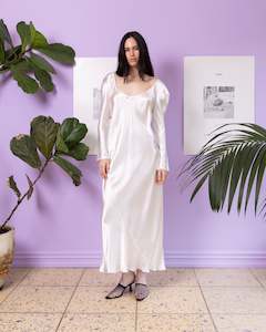 Custom Sample Sale: Custom Sample | Madonna Dress ~ Liquid Silk Satin