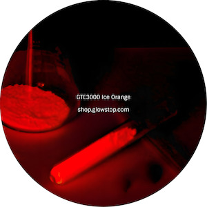 Other Colors: GTE3000 Ice Orange Premium Grade Photoluminescent Pigments
