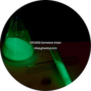Other Colors: GTG3000 Gemstone Green Premium Grade Photoluminescent Pigments