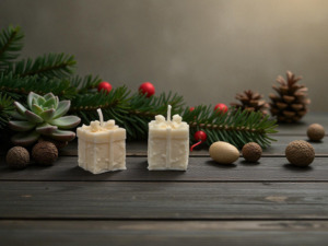 Frosted Gift Candle
